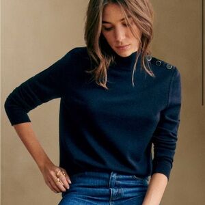 Sezane sweater navy
